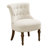 Chenille Upholstered Button Tufted Wingback Side Chair-351151113
