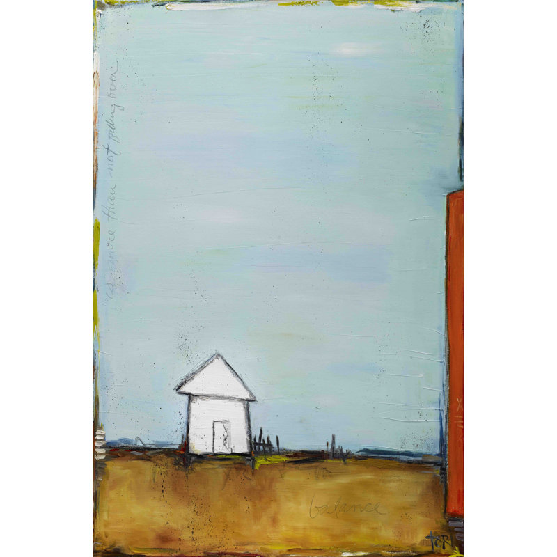 «Blue Bombay», peinture, H 24 po x l 16 po