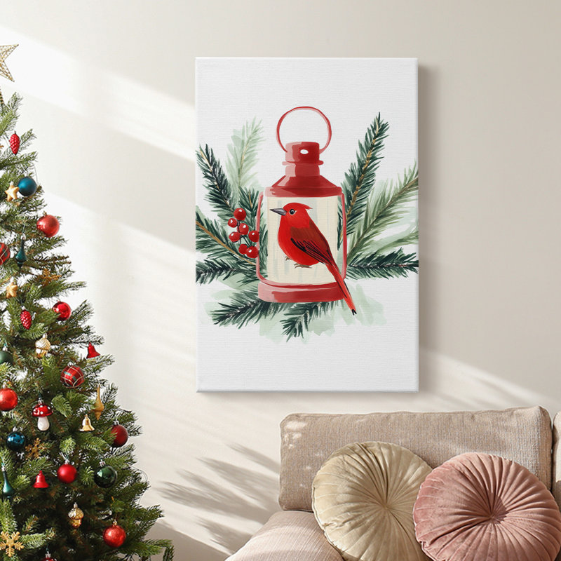 Art des Fêtes de Noël - Toile tendue avec châssis CCDL XXVII, H 27 po x l 18 po