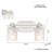 Mercer41 Akoon - 2 Light Bath Vanity In Chrome Finish