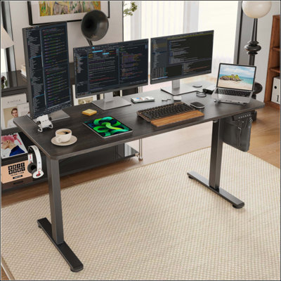 Bureau de travail électrique à hauteur réglable