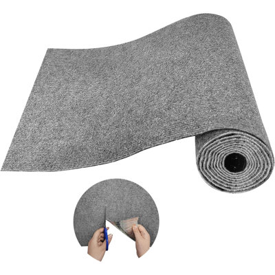Trimmable Cat Scratching Post Carpet Covered 78.7”X15.8” Self-Adhesive Cat Tree Shelves Replacement Parts Mat Cat Scratcher For Cat Tree Shelves Steps Couch Furniture DIY Protector