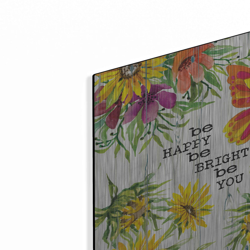 «Be Happy» par Cindy Jacobs, H 12 po x l 12 po