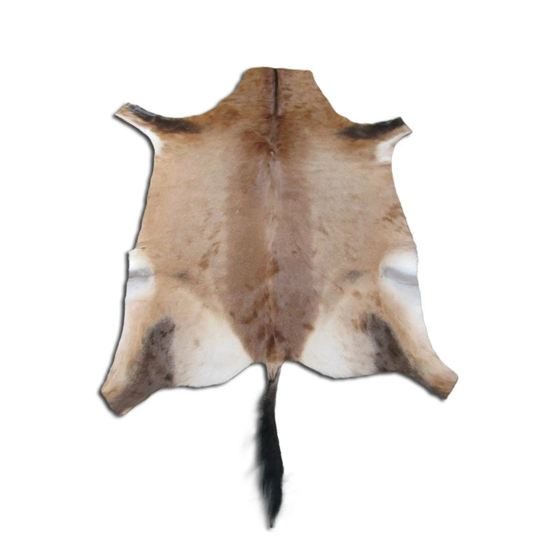 Real Hartebeest Antelope Hide Rug