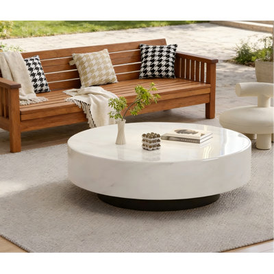 Outdoor Round Marble Coffee Table