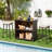 Rectangular 2-Person 40'' Long Bar Height Dining Set with Cushions