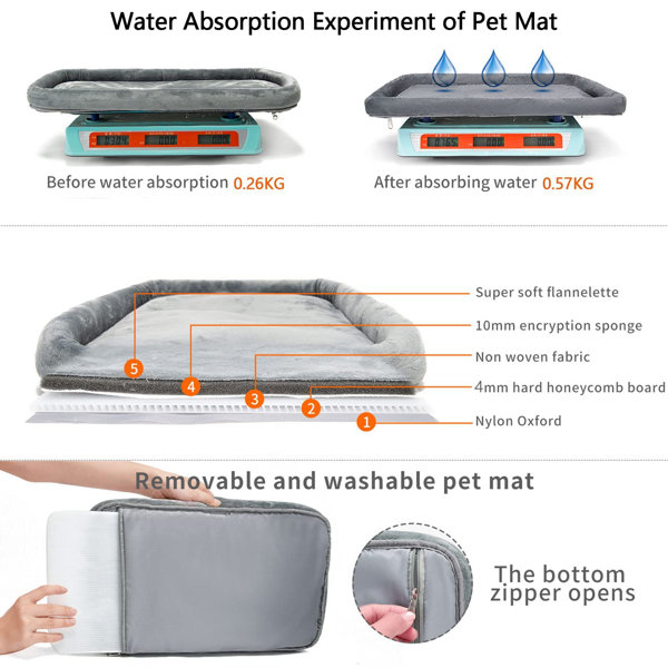 Tucker Murphy Pet Parkridge Divider Pet Carrier Color: Gray BEA8ED6CF6D34B0395ECEED717B878A0