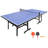 8Ft Mid-Size Table Tennis Table Foldable & Portable Ping Pong Table Set For Indoor Games With Net