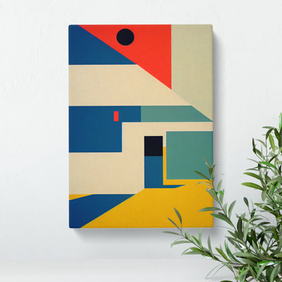 Art Deco Beach - Wrapped Canvas