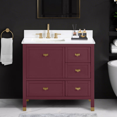 Meuble-lavabo simple 36 po Alana