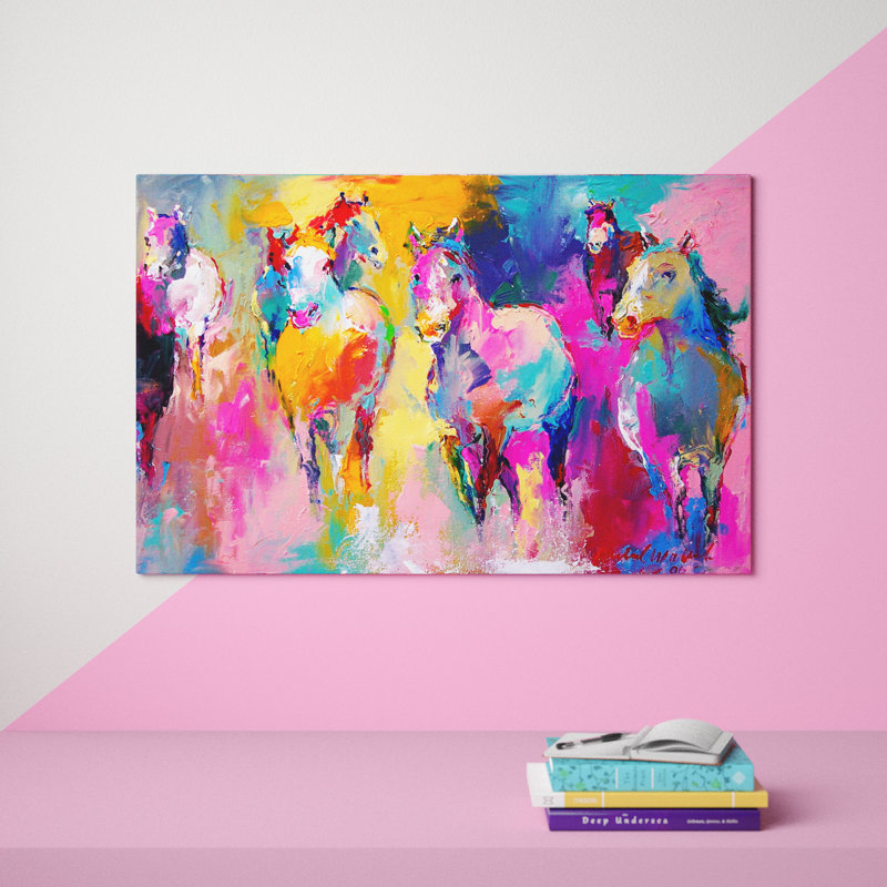 Wild by Richard Wallich - Painting on Canvas, 66.04 cm H x 45.72 cm W x 1.91 cm D, No Frame