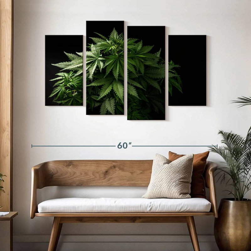 Senne Marijuana Cluster, 32" H x 52" W
