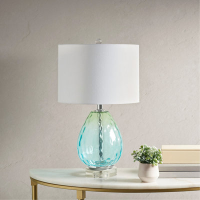 Lampe de table en verre Ombre