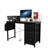 47.3 Inch Multi-Functional Office Desk with Power Outlets, Drawers, and Side Pocket for Versatile Home Use-1303581071