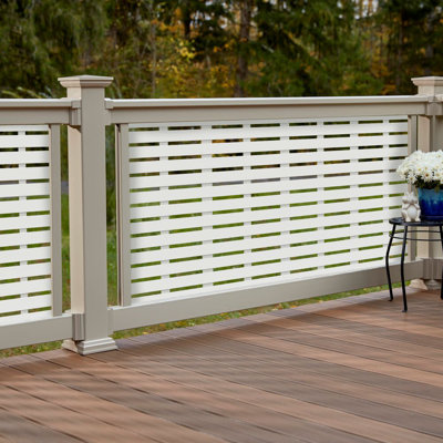 34.13'' H x 72'' W Clay Vinyl Porch And Stair Railings
