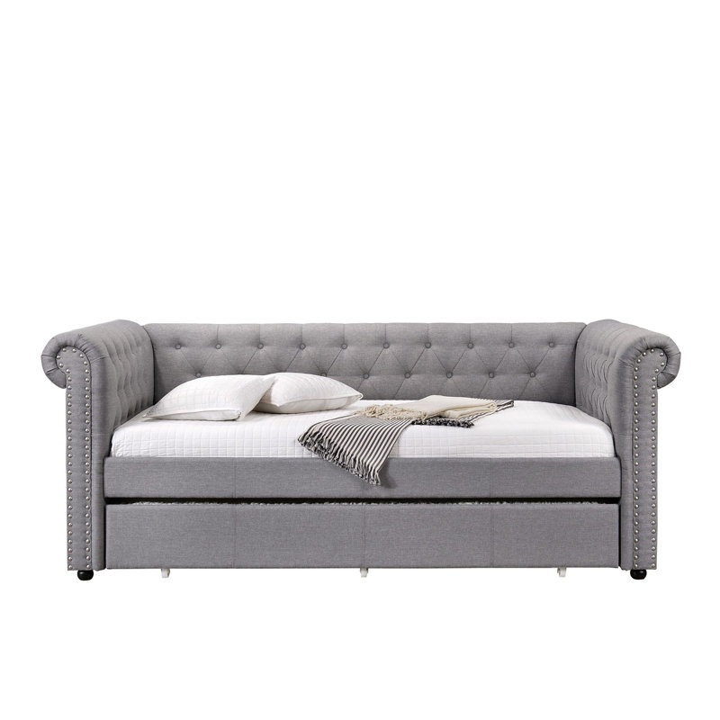 Fabric Daybed With Trundle (Twin)