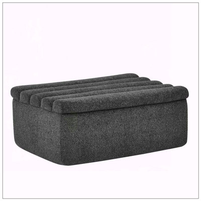 Modular Ottoman for Sectional Sofa – Chenille, No Assembly Needed (Add-On)