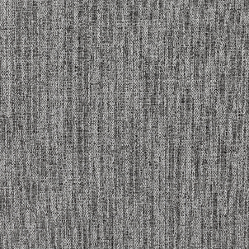 Canapé modulaire à accoudoirs carrés Hurman, Tissu gris texturé en lin