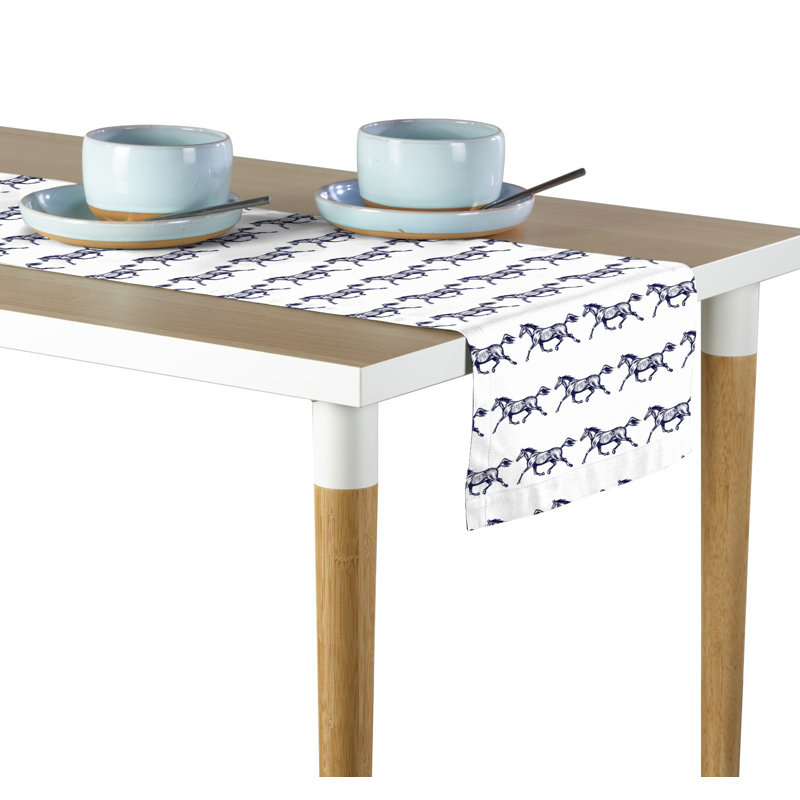 Stromberg Geometric Table Runner, 108" L x 14" W