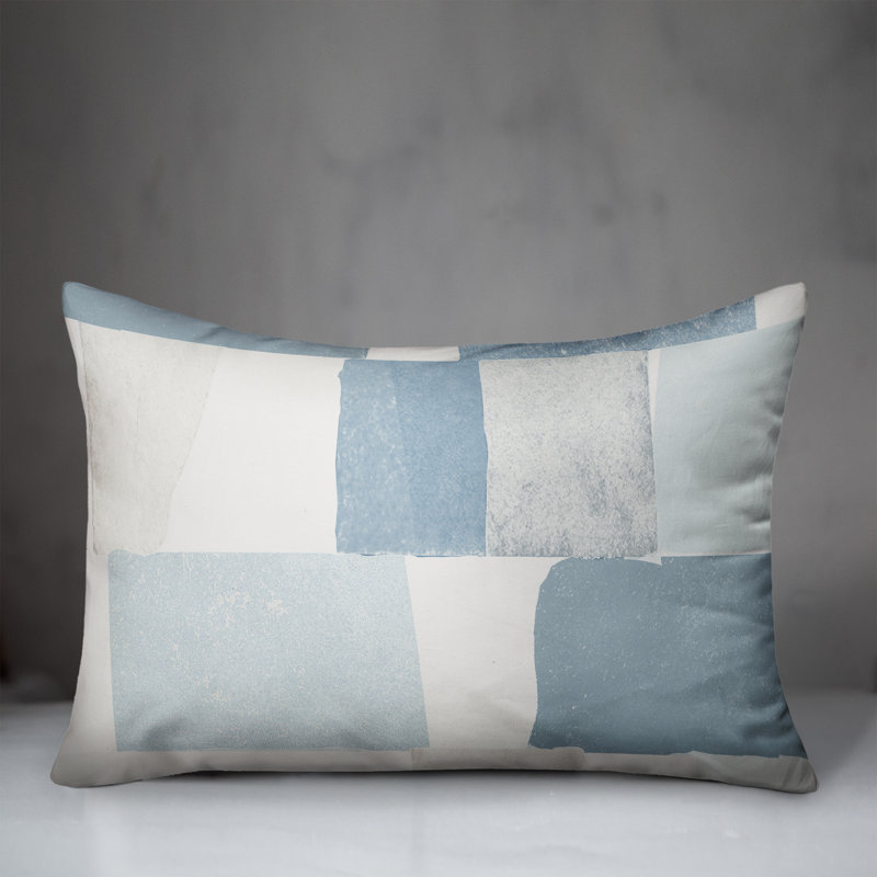 Housse et insert de coussin d'extérieur , Bleu