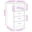 Engineered Wood Rectangle Accent Chest
