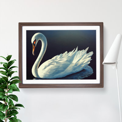Appealing Swan - Single Picture Frame Print