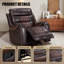 Canapé simple inclinable en cuir Abba Air-1748774561