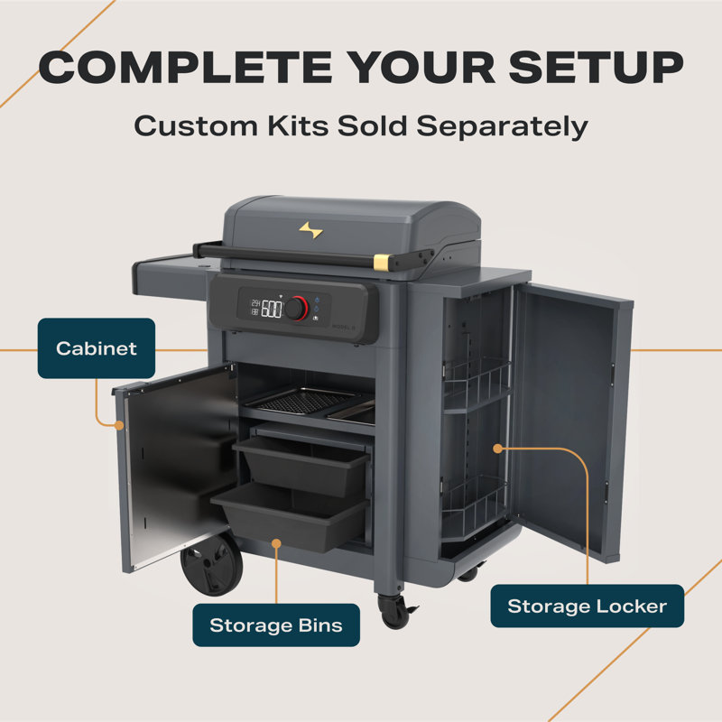 Current Model G Dual Zone Full-Size Electric Grill With Cabinet - Thumbnail 2