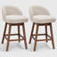 Tabouret de comptoir pivotant Detweiler-130078439