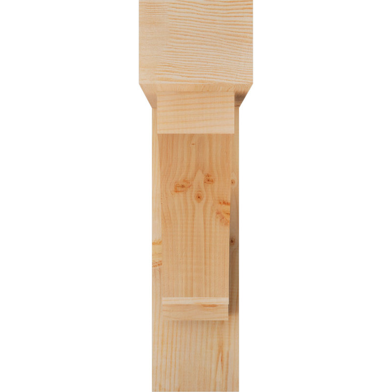 Support de bloc impérial avec entretoise décalée, 30 x 30, Sapin Douglas de l 7 1/2 (lisse)