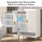 Shoe Cabinet with Adjustable Shelves and Doors-1240192719