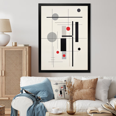 «Jaiyana Beige Minimalistic Symmetry» sur impression sur toile
