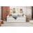 Twin Size Tufted Upholstered Daybed With Trundle ,Velvet Sofabed With USB&Type-C Charging Ports,No Box-Spring Needed-1755574531