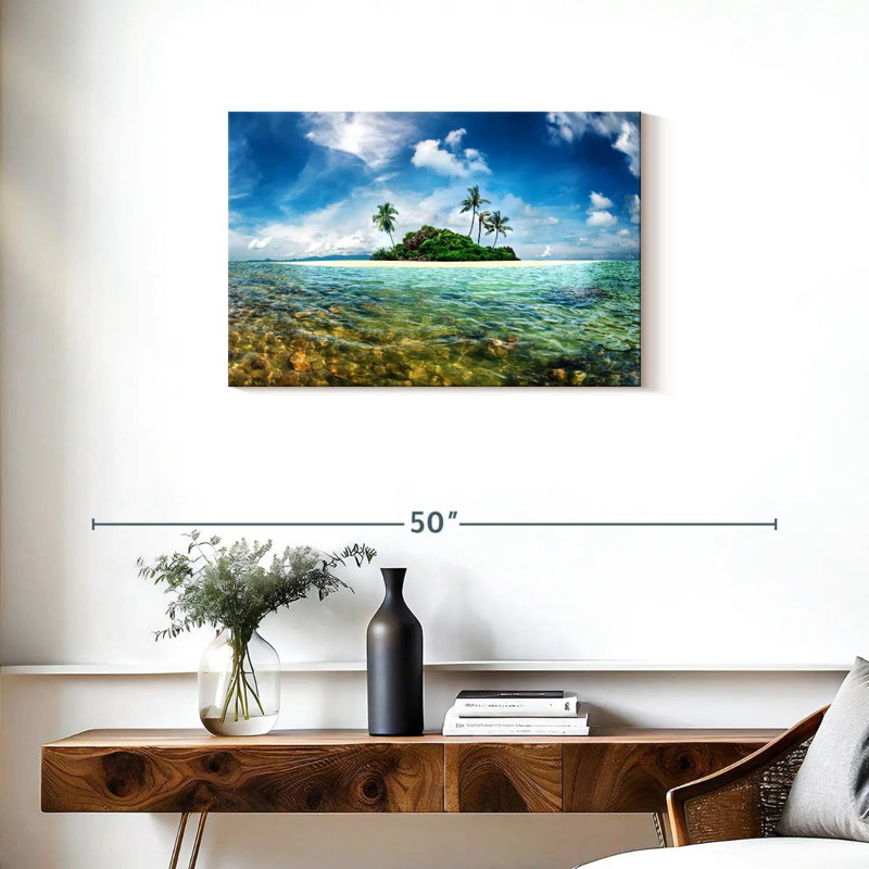Gillard Exotic Paradise Island, H 20 po x l 30 po