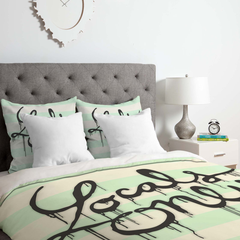 Ensemble de housse de couette locales seulement, Housse de couette pour grand lit et 2 taies décor