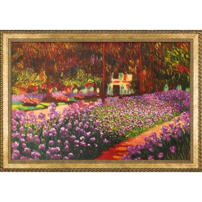 «Artist's Garden at Giverny», reproduction d'art sur toile