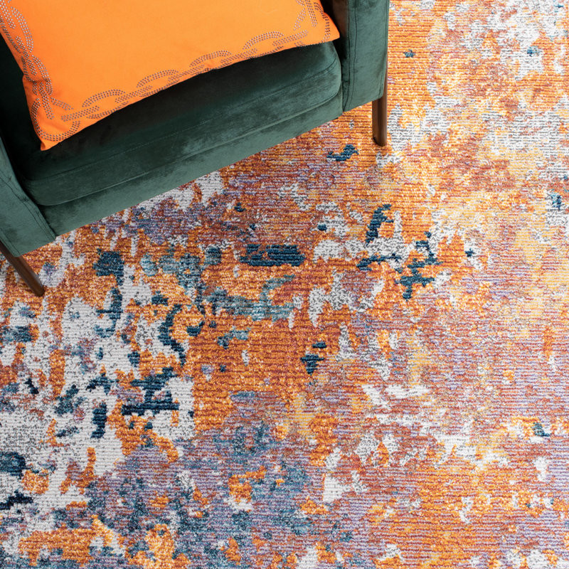 Weiser Performance Abstract Rug, Rectangle 5' x 7'
