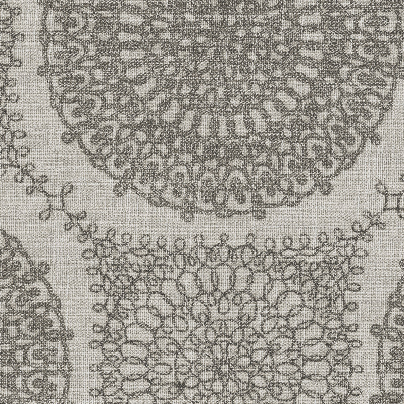 Causeuse en tissu texturé Tikal, Mélange de polyester beige