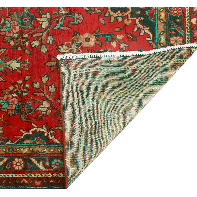 Khurram Distressed Tristan Red Runner