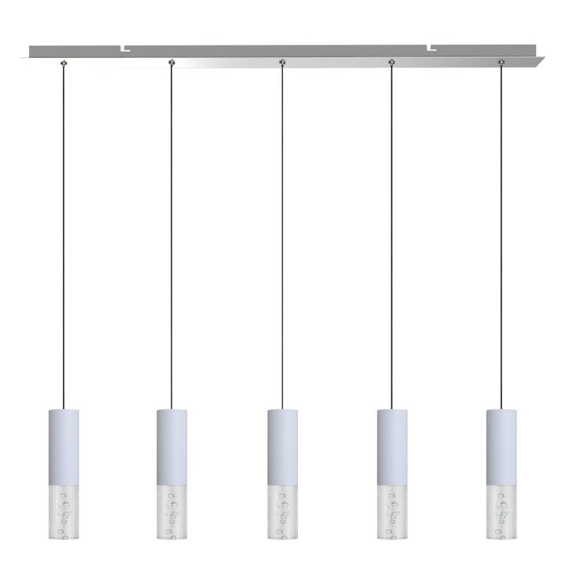 Rathi 5 - Light Kitchen Island Pendant, White