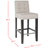 Caity Upholstered Counter Stool with Solid Wood Frame-953010599