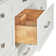 Ariel Monroe 43 Inch Single Rectangular Sink Bathroom Vanity With Pure White Quartz Countertop
