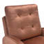 Chaise d'appoint réglable en velours avec repose-pieds, style moderne pour la maison
