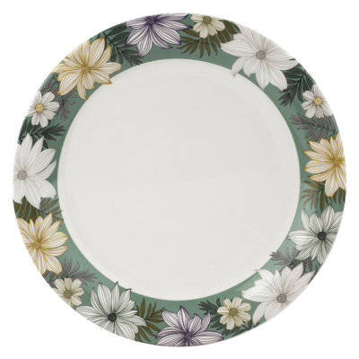 Portmeirion Atrium Round Platter Floral 13"