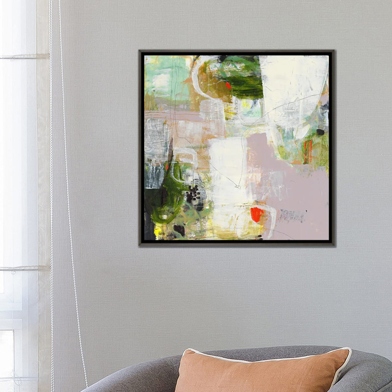 Sterling Roses - Framed Wall Art Print, Gray, 26" H x 26" W, Framed Print without Mat