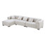 Canapé modulaire en L rembourré-1079020840