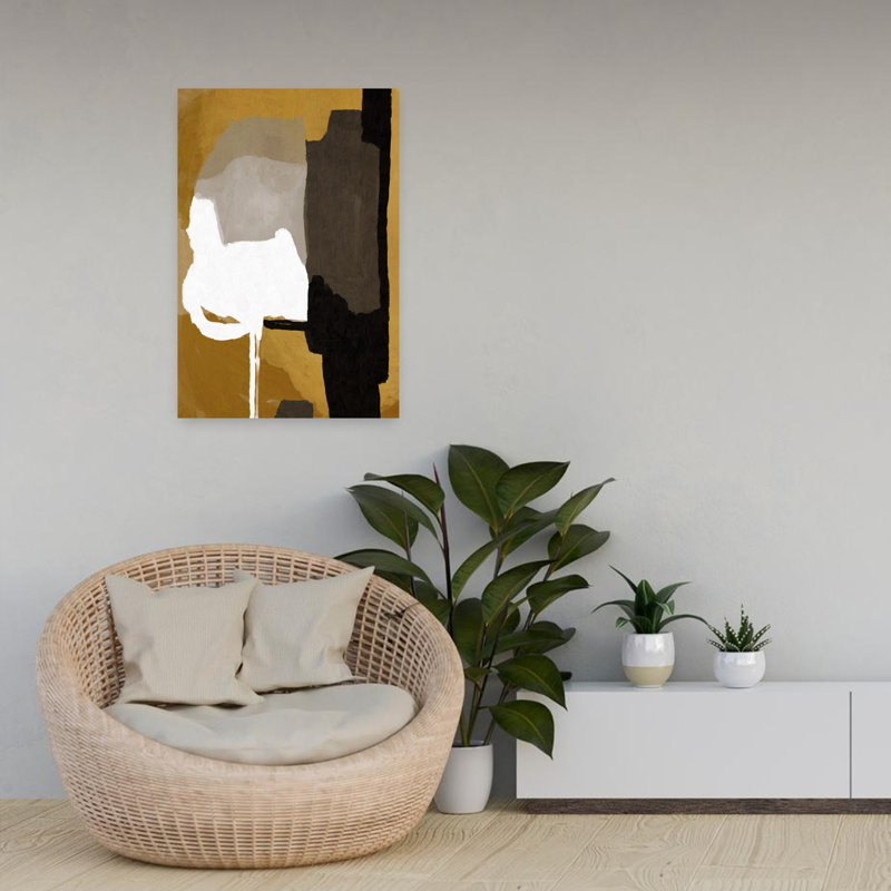 Art contemporain contemporain abstrait, H 24 po x l 16 po