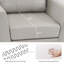 Fauteuil d'appoint rembourré en similicuir 2 pièces Dametrius-1686199465