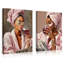 2 Piece Wrapped Canvas Wall Art