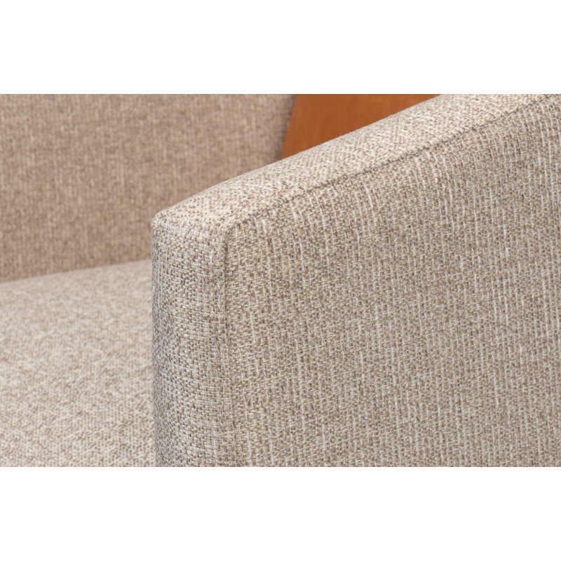 Bronson Linen Swivel Barrel Chair